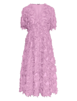 YAS - Yaspazylla 2/4 Midi Dress S. - Show - Iki kelių ir midi suknelės - Rožinė
