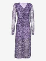 Bzr - Mela Wrapla Dress - Marškininė suknelė - Violetinė