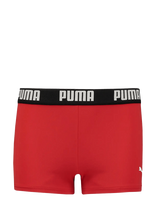 Puma Swim - Puma Swim Boys Logo Trunks 1P - Maudymosi šortai - Raudona