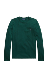 Polo Ralph Lauren - Long-Sleeve Jersey Crewneck Tee - Marškinėliai ilgomis rankovėmis - Žalia