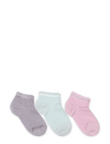 Mp Denmark - Petra Sneaker Socks - 3-Pack - Kojinės - Marga / raštuota