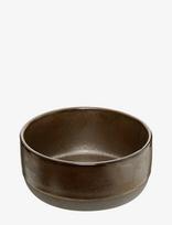 Aida - Raw Metallic Brown - Skål 1 Stk D13,5 X H6 Cm - Pusryčių dubenėlis - Ruda