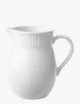 Aida - Relief - Mælkekande Porcelæn White 1 Stk  0,2 L - Pieno ąsotis - Balta