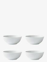 Aida - Relief - Skål Porcelæn White 4 Stk 14 Cm Gaveæske - Serviravimo dubenėlis - Balta