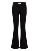 Grunt - Grtexas Low Flare Black - Platūs džinsai - Juoda