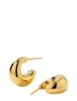 Syster P - Bolded Little Sis Earrings Gold - Auskarai - Aukso