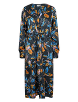 Nümph - Nukelby Dress - Iki kelių ir midi suknelės - Tamsiai mėlyna