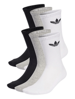 Adidas Originals - Tr Crew S 6P - Įprastos kojinės - Juoda