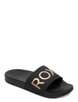 Roxy - Slippy Ii - Baseino šlepetės - Juoda