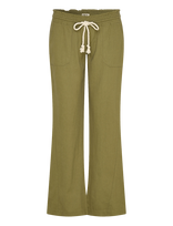 Roxy - Oceanside Pant - Sportinės laisvalaikio kelnės - Chaki spalva