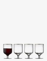Lyngby Glas - Vinglas Palermo Gold 30Cl 4Stk - Raudonojo vyno taurės - Nude