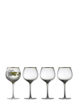 Lyngby Glas - Gin & Tonic Glas Palermo Gold 65Cl 4Stk - Džino taurė - Nude