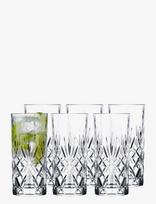 Lyngby Glas - Highball 6 Stk. Lyngby Melodia - Kokteilių taurė - Nude