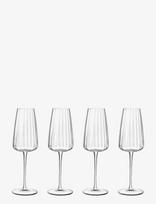 Luigi Bormioli - Champagneglas Optica 4 Stk. - Šampano taurės - Nude