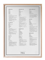Kunskapstavlan® - Fika - Plakatai - Marga / raštuota