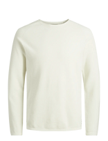 Jack & Jones - Jauhill Knit Crew Neck Noos - Apvalios apykaklės megztinis - Balta