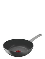 Tefal - Renew On Wokpan 28 Cm Grey - Keptuvė - Juoda