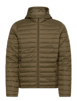 Hummel - Hmlred Quilted Hood Jacket - Paminkštinta striukė - Chaki spalva