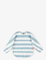 Done By Deer - Sleeved Pocket Bib Stripes Blue - Kombinezonas ilgomis rankovėmis - Mėlyna