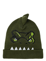 Name It - Nmmjovanni Jurassic Knit Hat Vde - Kepurė - Chaki spalva