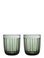 Iittala - Raami Tumbler 26Cl Pine Green 2Pc - Stiklinė vandeniui - Žalia