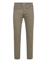 Lindbergh Black - 1927: Superflex 5 Pocket Cashmere Touch Pants - Siaurėjančios kelnės - Chaki spalva