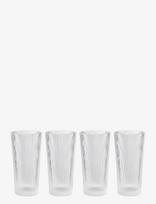 Stelton - Pilastro Long Drink Glass 0.3 L. 4 Pcs Clear - Kokteilių taurė - Nude
