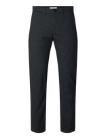 Selected - Slm175-Slim Miles Brushed Pant Noos - Klasikinės kelnės - Pilka