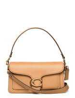 Coach - Polished Pebble Leather Tabby Shoulder Bag 26 Refresh - Rankinė - Ruda