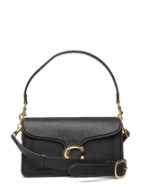 Coach - Polished Pebble Leather Tabby Shoulder Bag 26 Refresh - Rankinė - Juoda