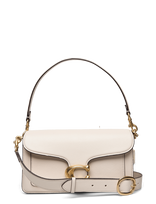 Coach - Polished Pebble Leather Tabby Shoulder Bag 26 Refresh - Rankinė - Balta