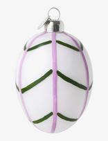 Holmegaard - Souvenir Easter Påskeophæng H7.5 Blad - Sezoninė dekoracija - Marga / raštuota