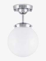 Globen Lighting - Plafond Alley Ip44 - Šviestuvas - Sidabro