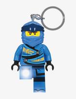 Ninjago - Lego Ninjago Legacy Jay Nøglering Med Led-Lys - Krepšių etiketės - Mėlyna