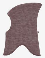Smallstuff - Balaclava, 2 Layers, Rose Brown Drop Needle, Merino Wool, Size 80/86 - Balaklava - Ruda