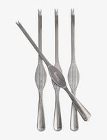 Sagaform - Sivan Seafood Cracker 4 Pcs Set - Jūros gėrybių stalo įrankių rinkiniai - Sidabro