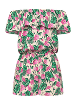 Name It - Nkfvinaya Ss Playsuit Fffff Noos - Kombinezonas - Kreminė spalva