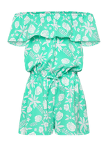 Name It - Nkfvinaya Ss Playsuit Fffff Noos - Kombinezonas - Žalia