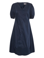 Culture - Cuantoinett Ss Dress - Iki kelių ir midi suknelės - Tamsiai mėlyna