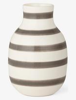 Kähler - Omaggio Vase H12.5 Cm Varm Grå - Didelė vaza - Pilka