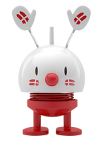 Hoptimist - Hoptimist Birthday Bumble S White - Porcelianinės figūrėlės ir skulptūros - Marga / raštuota