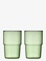 Lyngby Glas - Drikkeglas Torino 2 Stk. - Stiklinė vandeniui - Žalia
