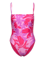 Speedo - Womens Printed Adjustable Thinstrap 1 Piece - Sportinis maudymosi kostiumėlis - Rožinė