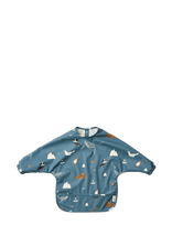Liewood - Merle Printed Cape Bib - Kombinezonas ilgomis rankovėmis - Mėlyna