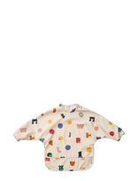 Liewood - Merle Printed Cape Bib - Kombinezonas ilgomis rankovėmis - Smėlio