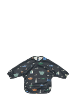 Liewood - Merle Printed Cape Bib - Kombinezonas ilgomis rankovėmis - Tamsiai mėlyna