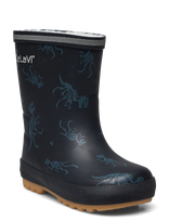 CeLaVi - Thermal Wellies (Aop) W.lining - Aukšti guminiai batai - Tamsiai mėlyna