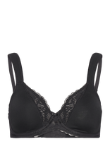 Triumph - Modern Lace+Cotton W - Pilnai dengianti liemenėlė - Juoda