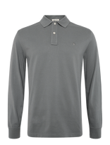 Gant - Long Sleeve Polo Shirt - Marškinėliai ilgomis rankovėmis - Pilka