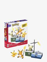 MEGA Pokémon - Pokémon Building Toy Kit Pikachu Set With 3 Action Figures (159 Pieces) For Kids - Konstrukcijos rinkiniai - Marga / raštuota